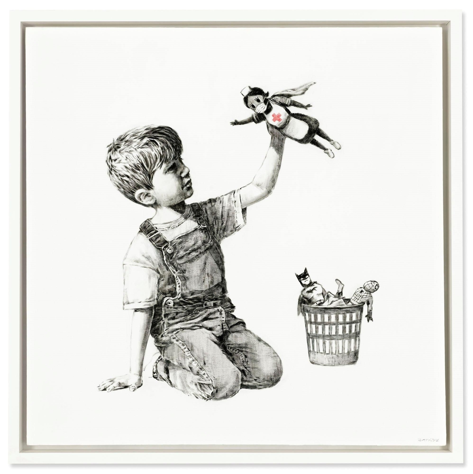 Fragmento de 'Game Changer', la obra de Banksy.