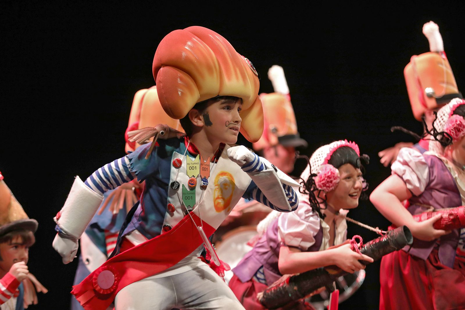 Chirigota infantil, primer premio 'Las lola lolitas'