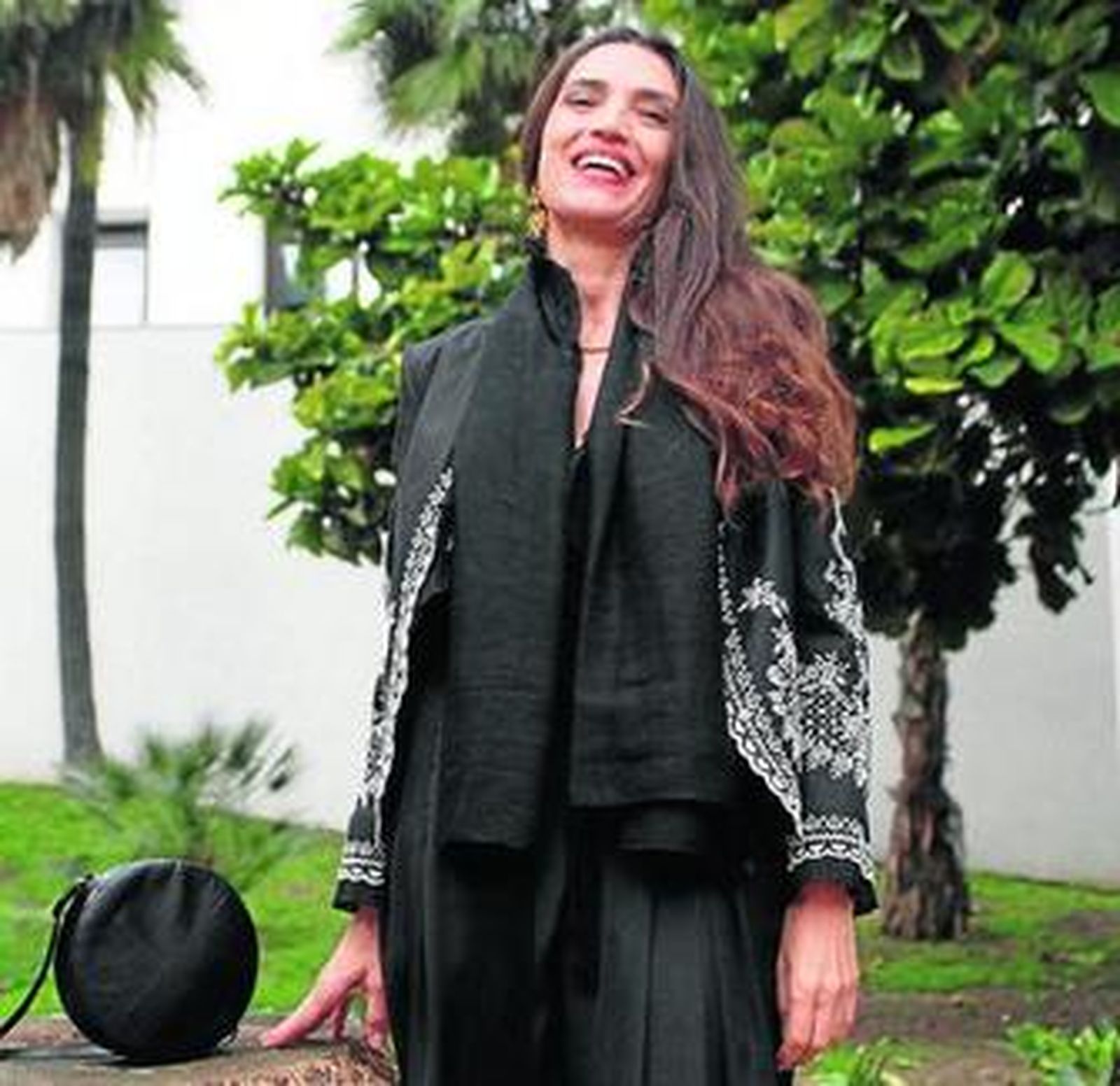 Ángela Molina acudió radiante al encuentro en el Picasso.