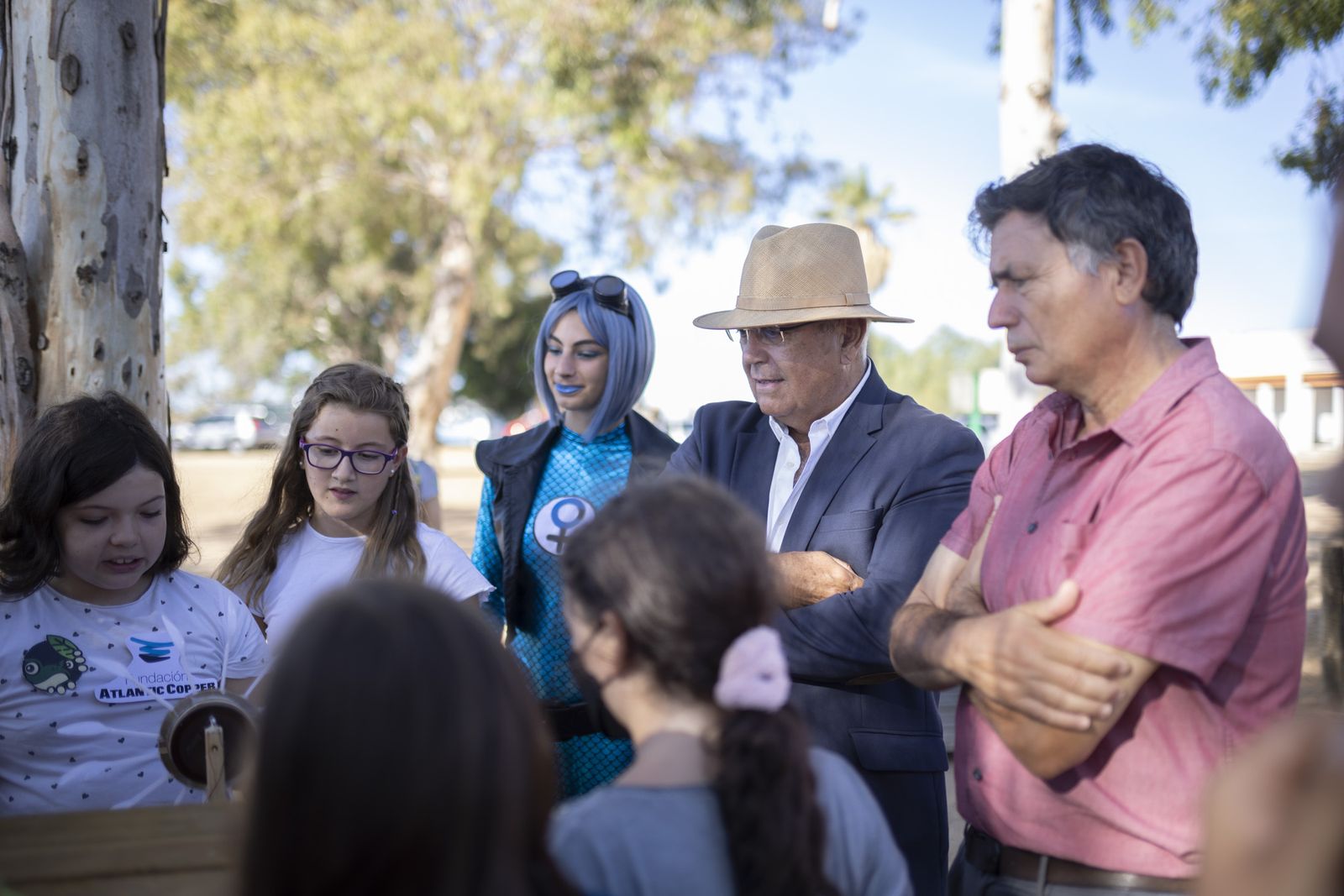 Imágenes de la clausura de la Escuela de Exploradores en Marismas del Odiel