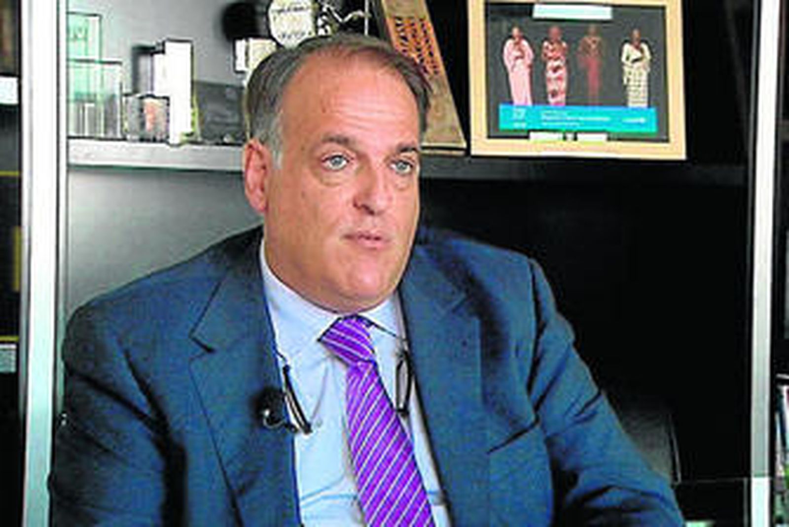 Javier Tebas, presidente de la Liga de Fútbol Profesional.