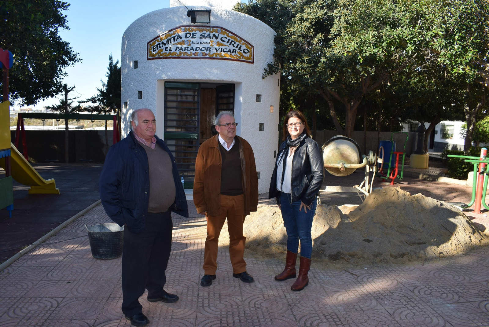 Los representantes municipales visitaron las obras.