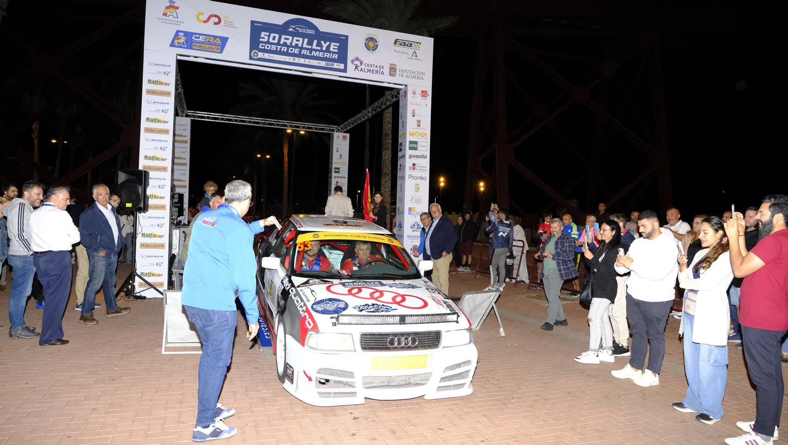La salida de la 50 edición del Rallye Costa de Almería, en imágenes