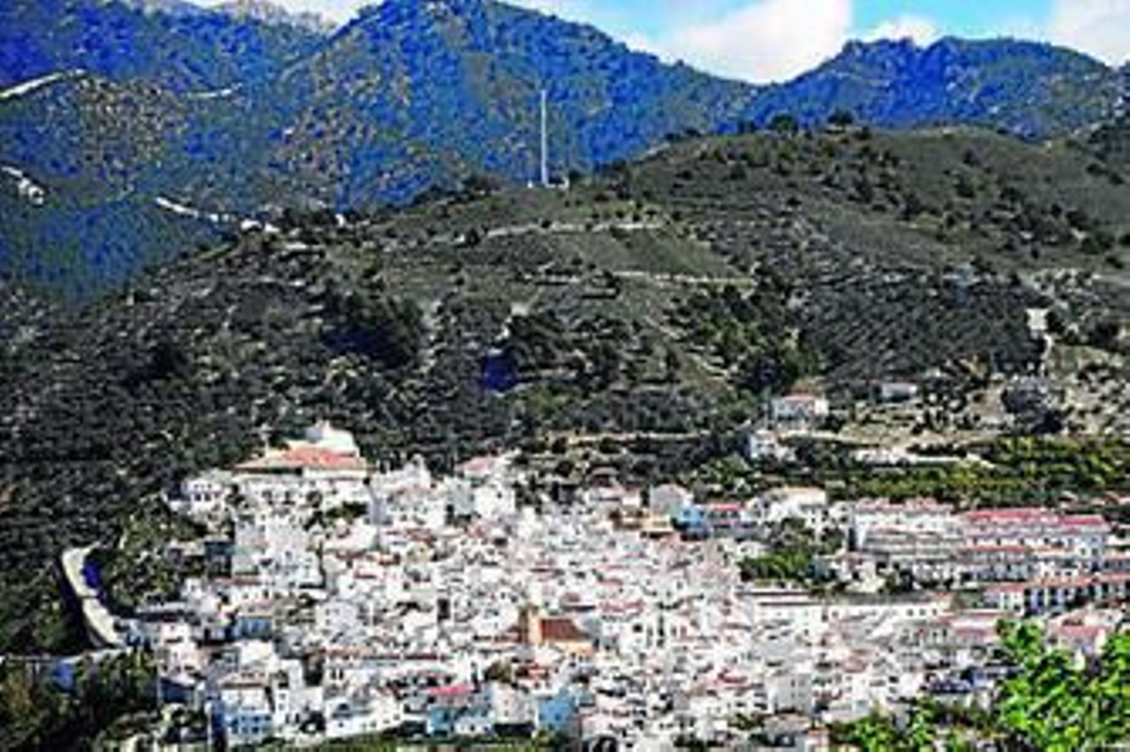 Espectacular panorámica de la Axarquía.