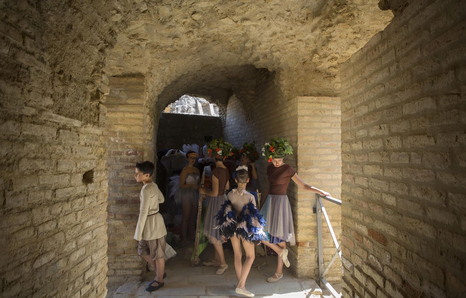 Las imágenes del flashmob en Itálica por el Día de la Música