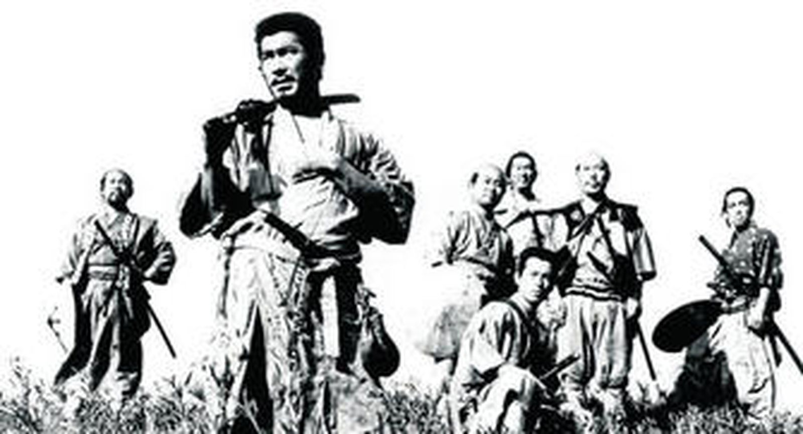 Un fotograma de 'Los siete samurais', del japonés Akira Kurosawa, de quien se conmemora el centenario de su nacimiento.