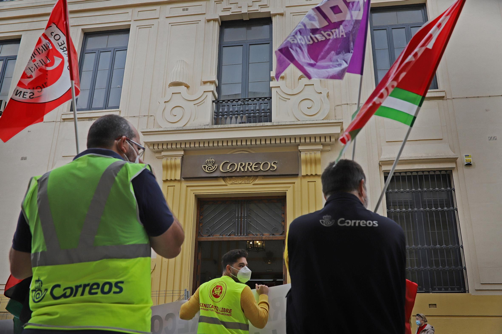 Manifestación de correos