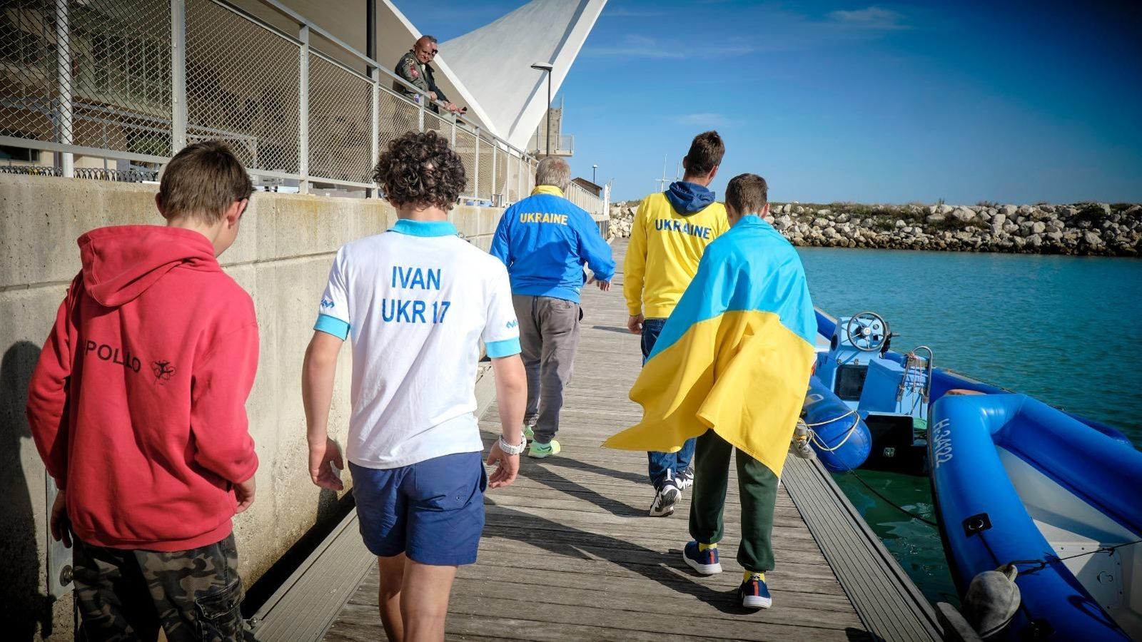 Una imagen de los jóvenes ucranianos en el Centro de Tecnificación.