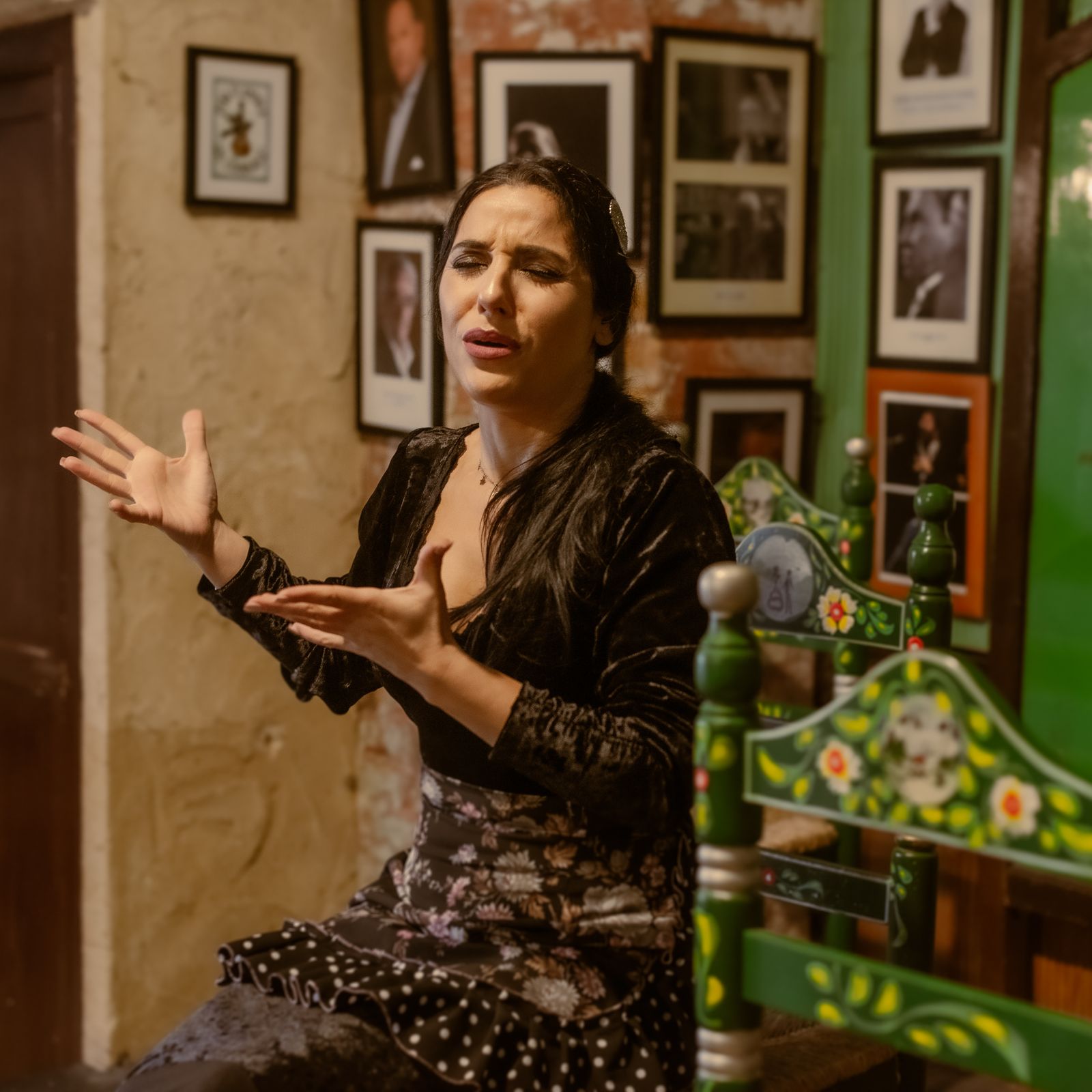 La cantaora Marga de Jerez.