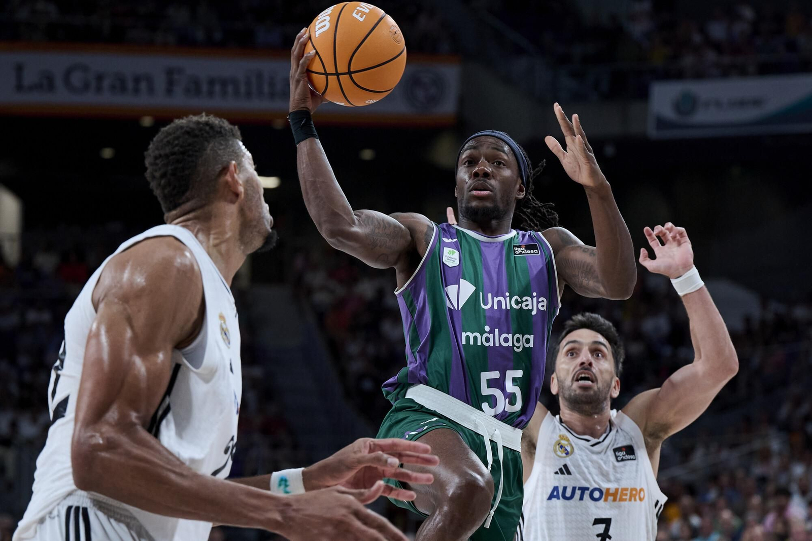 El Real Madrid-Unicaja en fotos