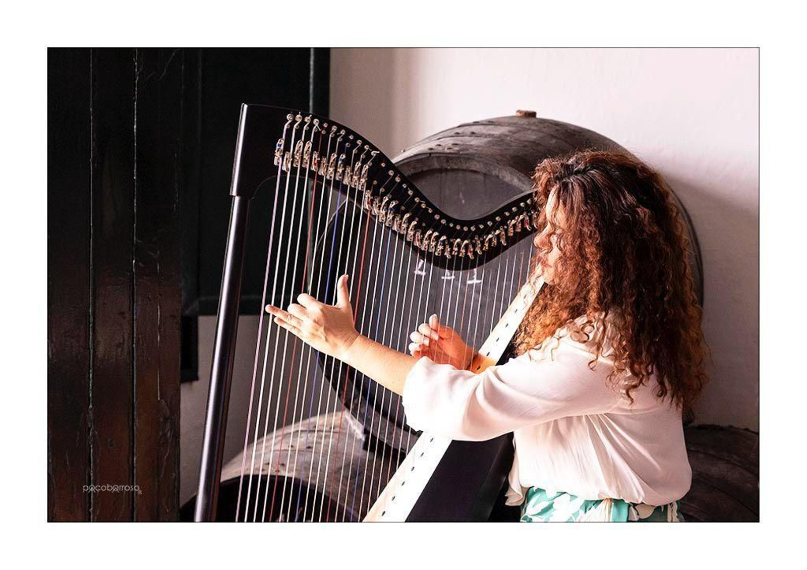 La arpista flamenca Ana Crisman.