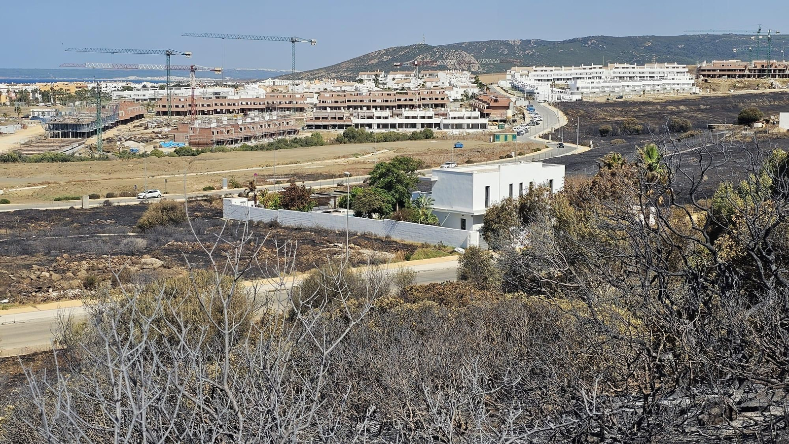 El estado de las inmediaciones del barrio residencial de M. M.