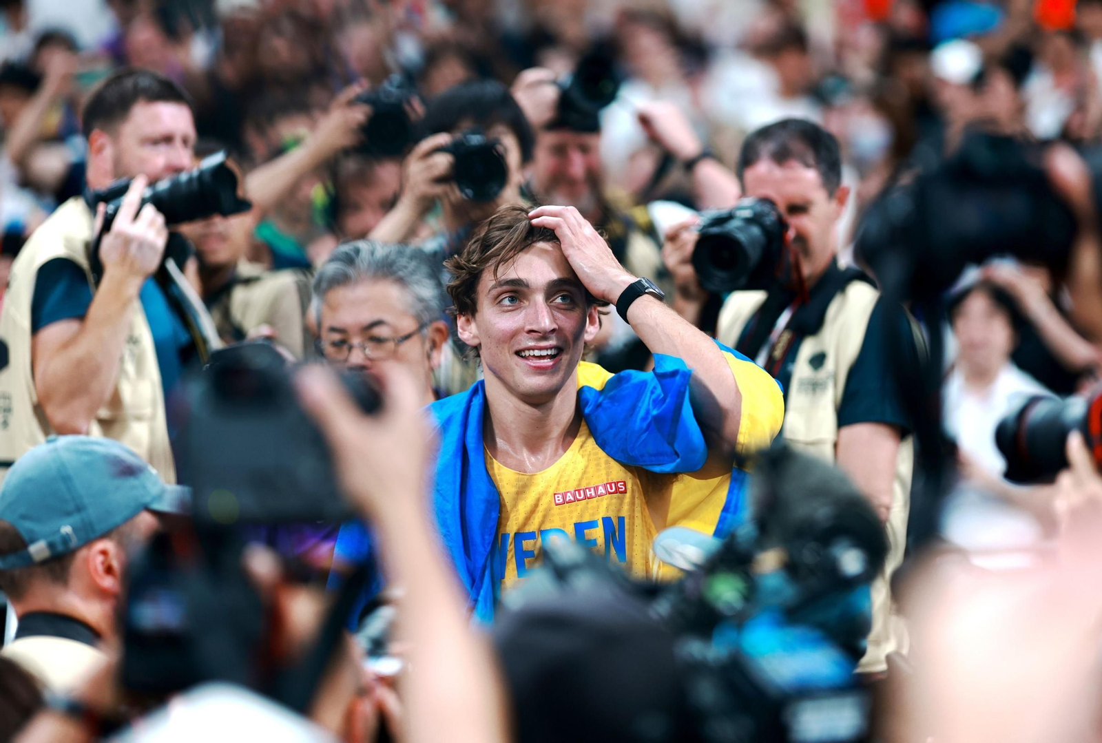 Las fotos del récord mundial de Duplantis y del resto de la jornada