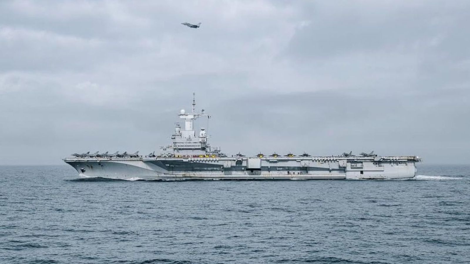 El portaviones francés 'Charles de Gaulle'.