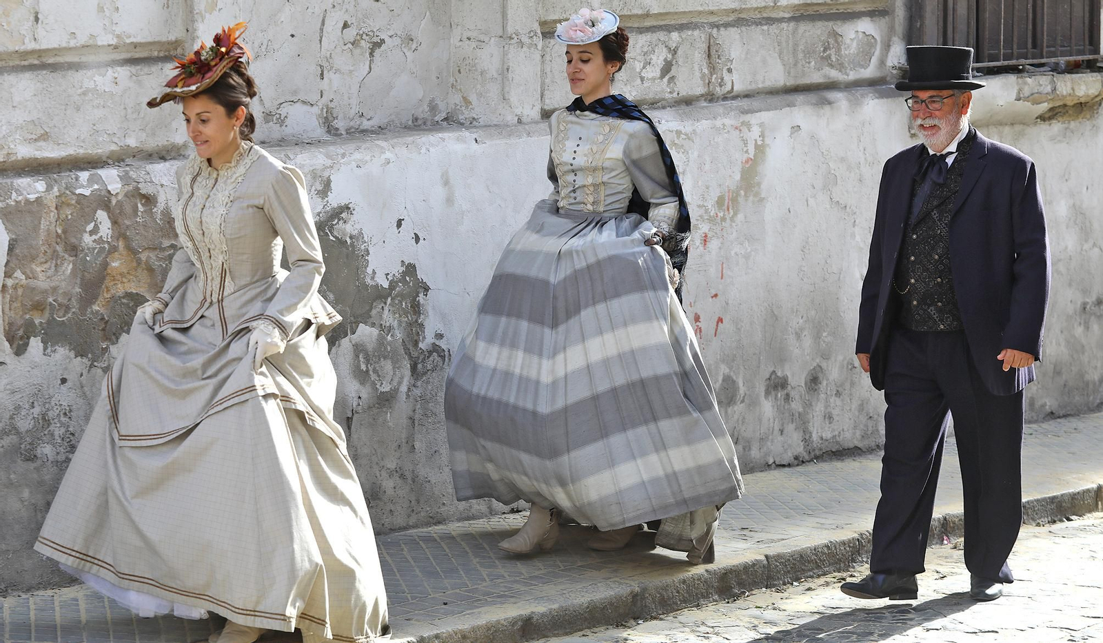Imágenes de los días de rodaje en Jerez de la serie 'La Templanza'