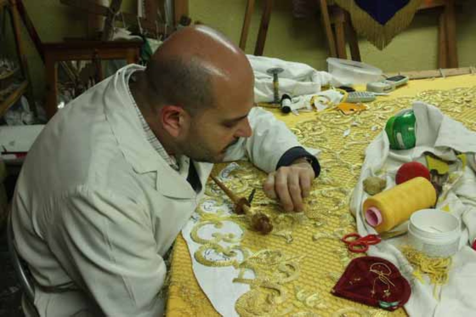 Creando en un instante una nueva pieza.

Foto: A.S.Carrasco