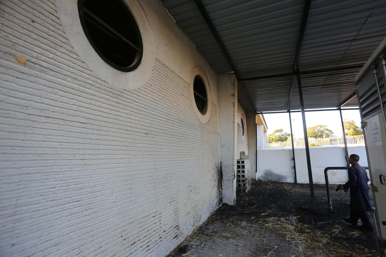 Incendio en el Centro Hípico de Chapín