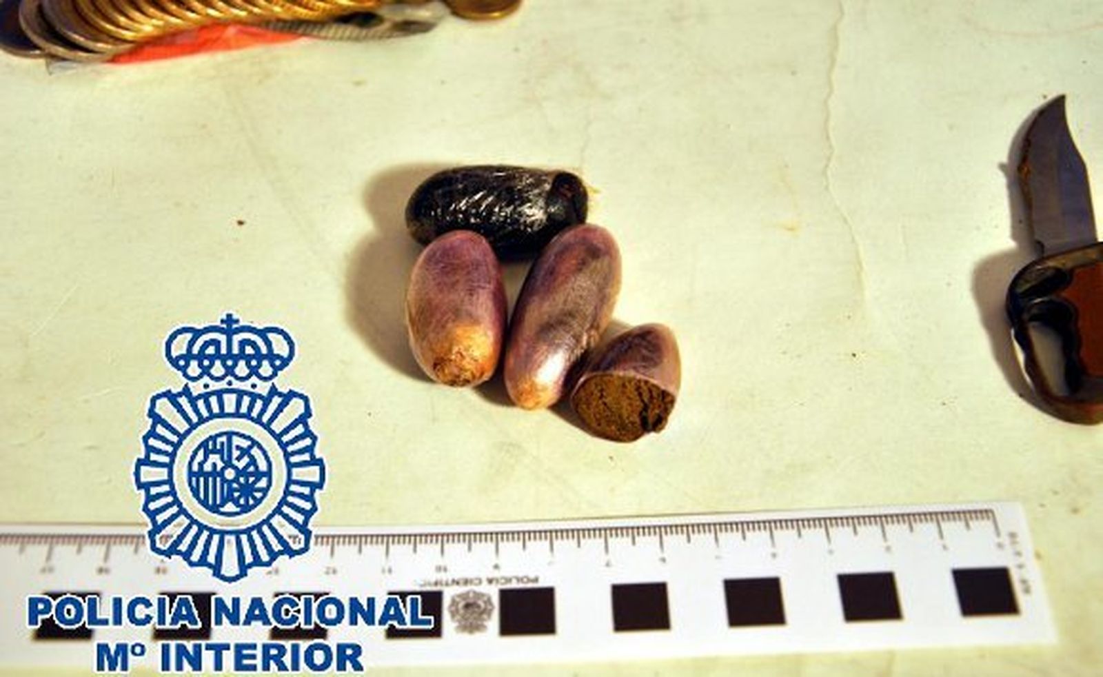 Desarticulado un punto de venta de hachís en el centro