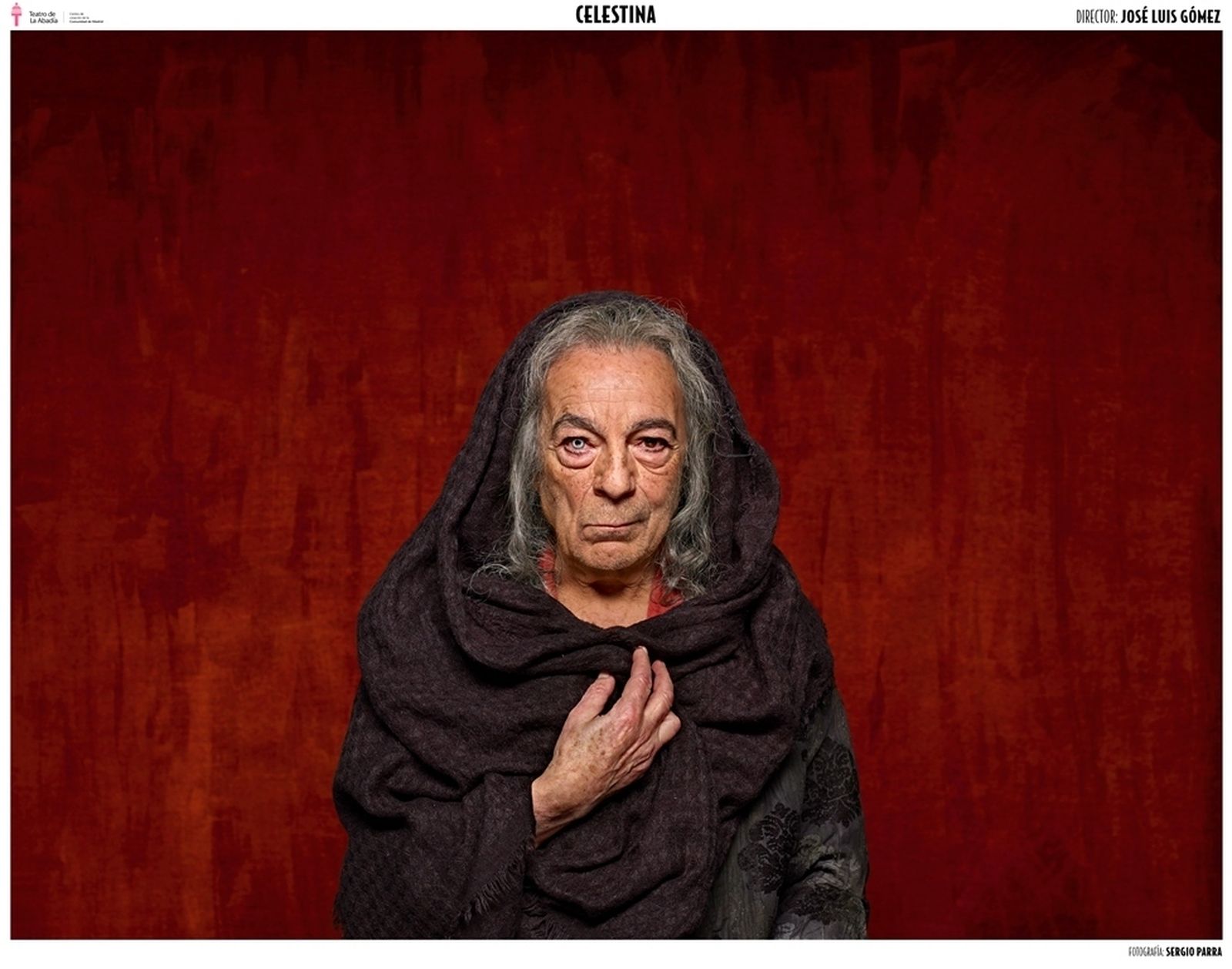 José Luis Gómez en su impresionante caracterización, inspirada en el célebre retrato de Picasso.