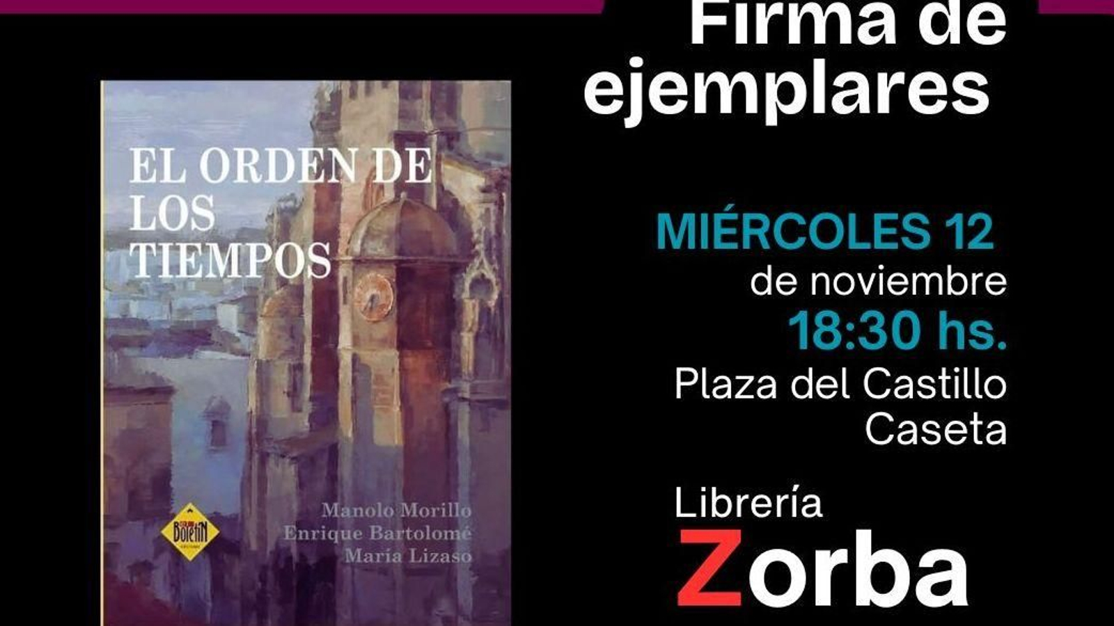 Una de las firmas previstas que se ha suspendido para este miércoles.