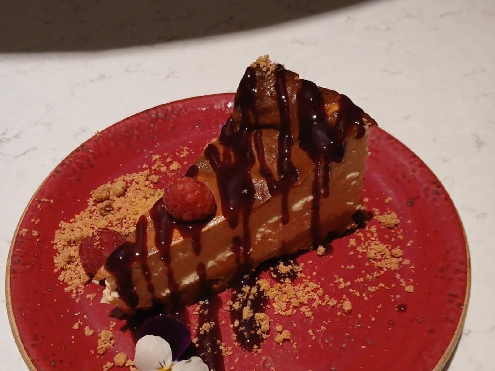 Tarta de queso en Hard Rock Hotel Madrid