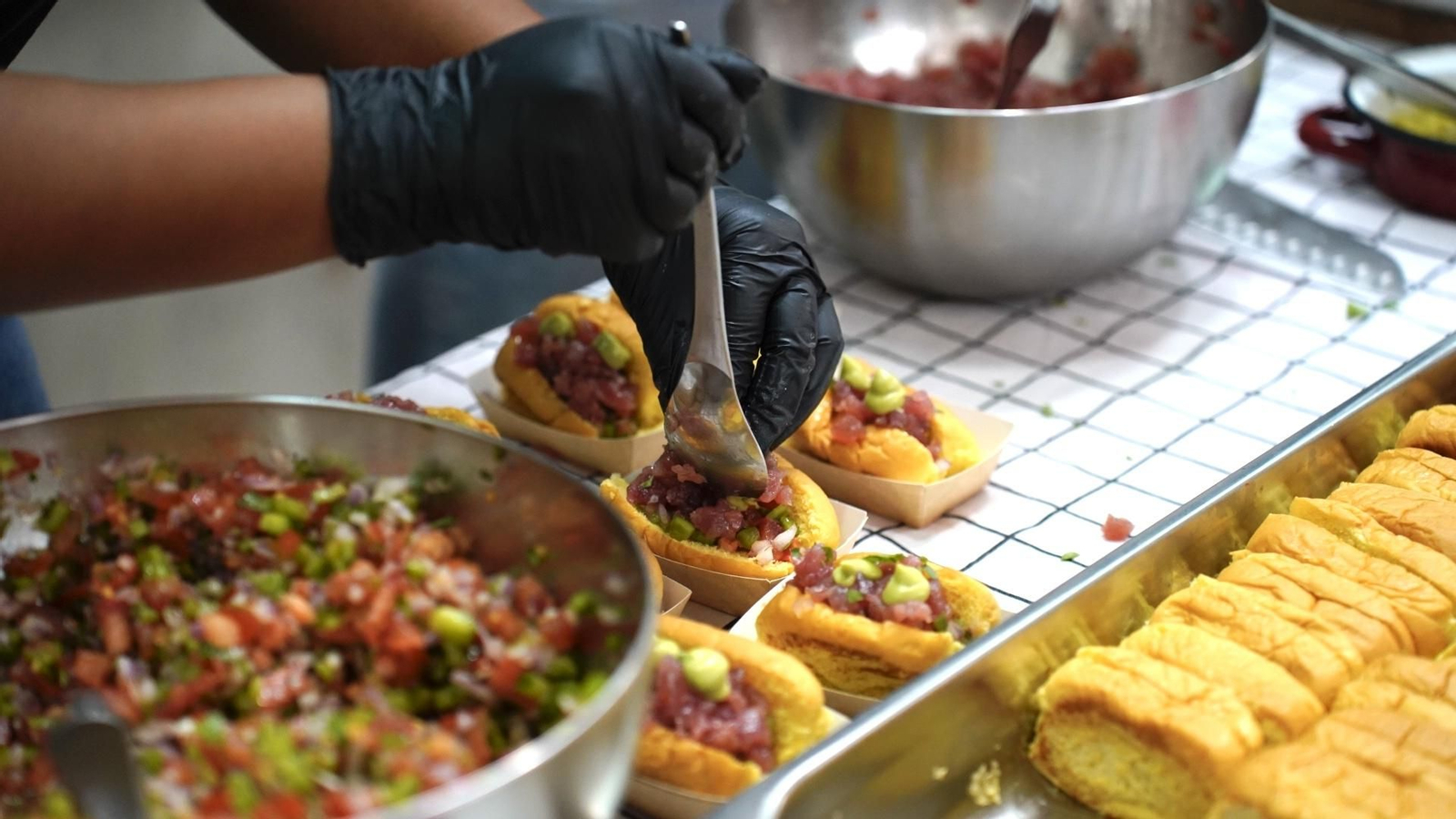 Sabores del Campo de Gibraltar: Fotos del 'show degustación' en el Mercado Ingeniero Torroja