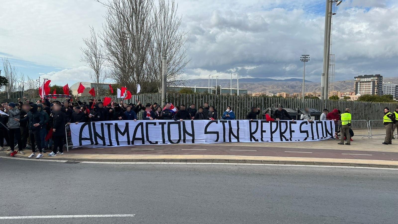 Pancarta del grupo de animación