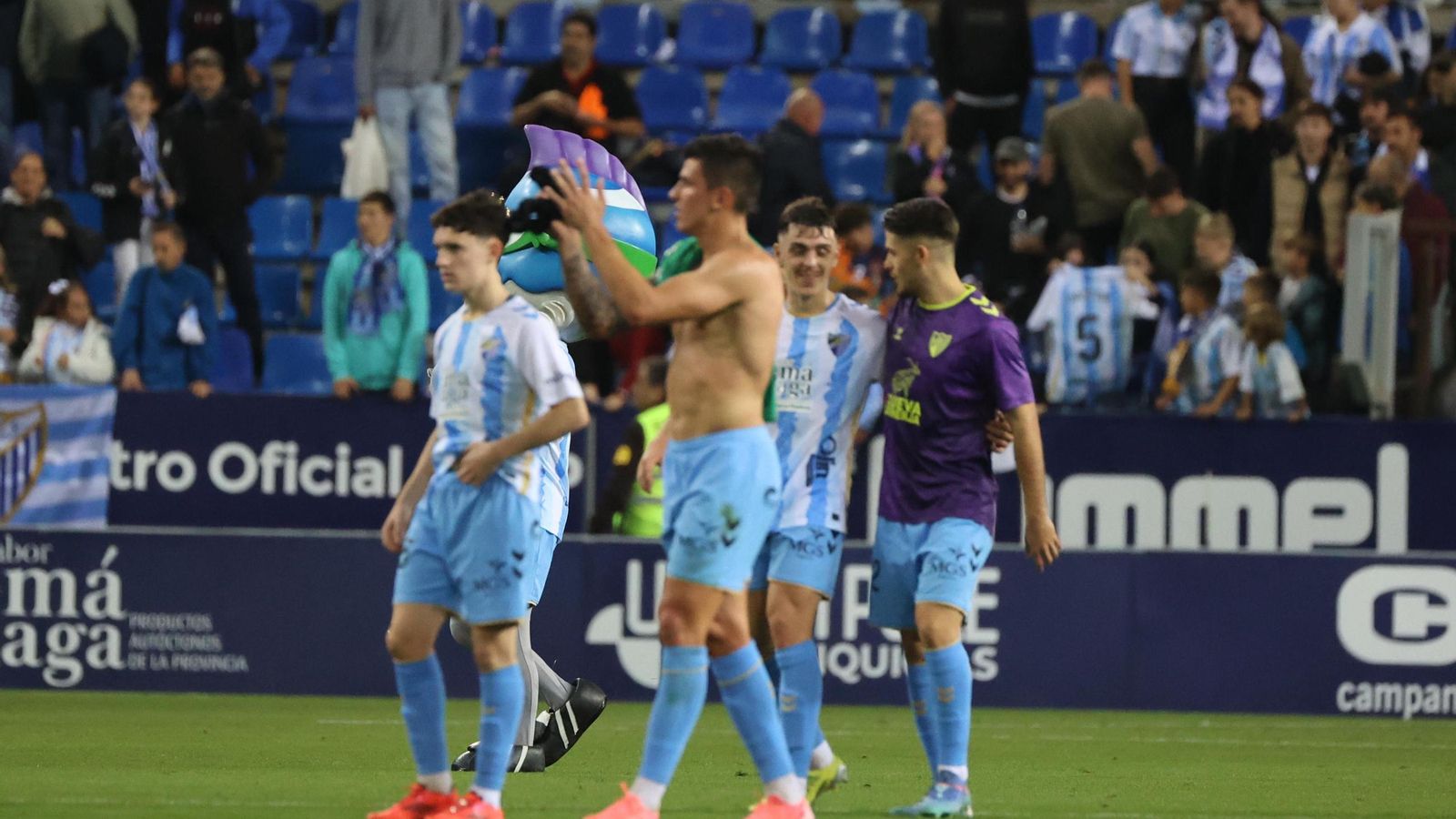 Las mejores fotos del Málaga CF-Racing de Santander