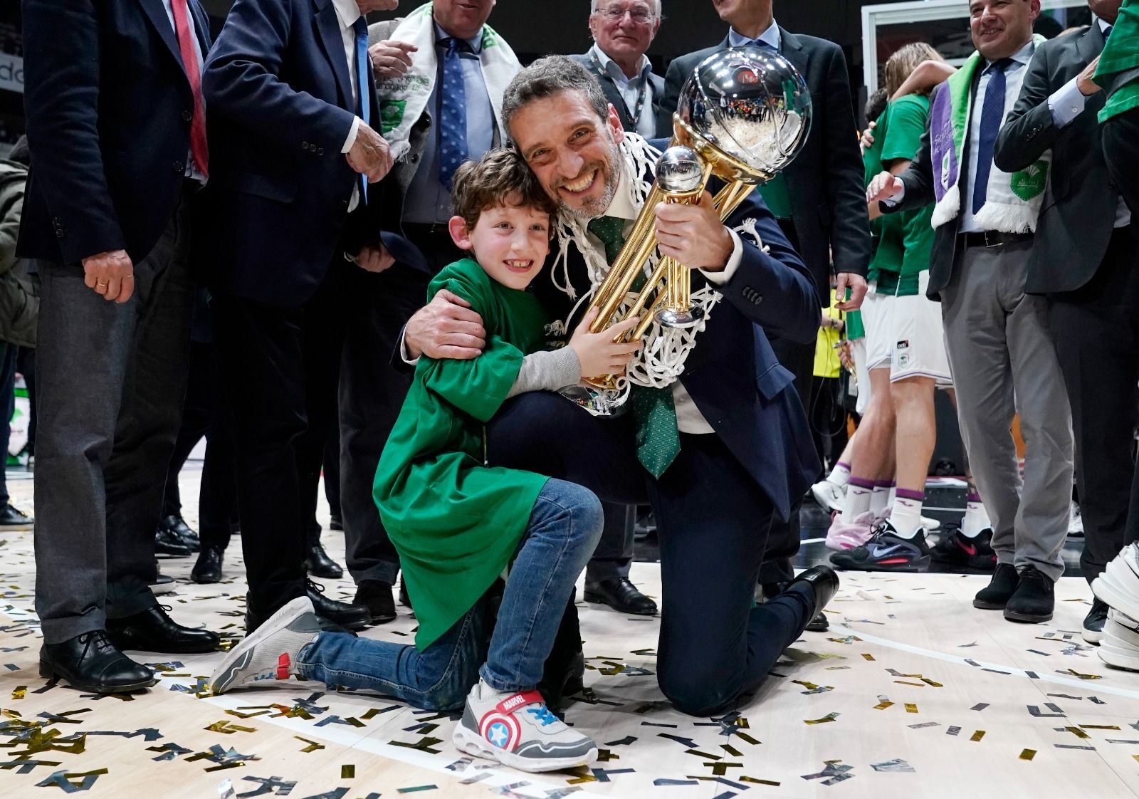 La celebración del Unicaja como campeón de la Copa del Rey, en imágenes