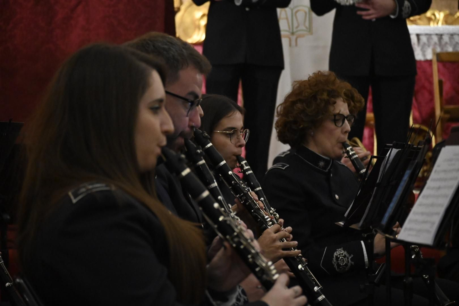 Presentación del nuevo techo de palio para la Hermandad de la Cena