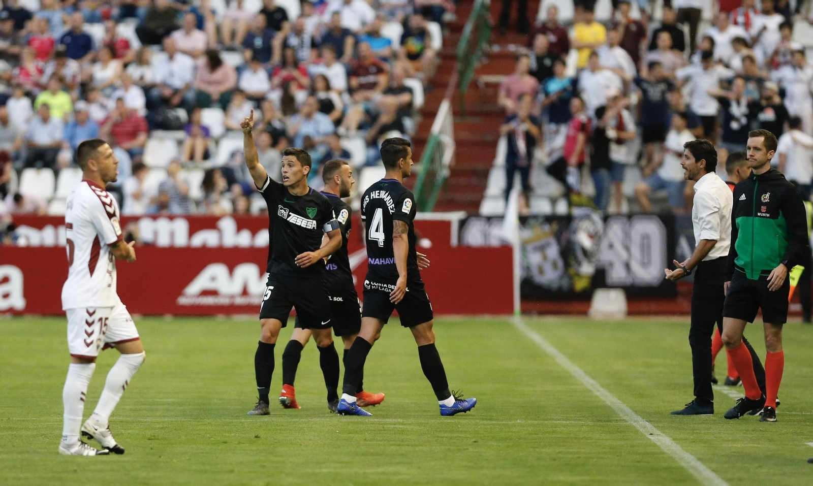 El Albacete - Málaga CF, en fotos