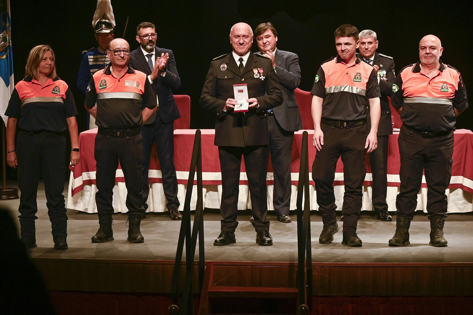 Imágenes del acto del Día de la Policía Local de Huelva