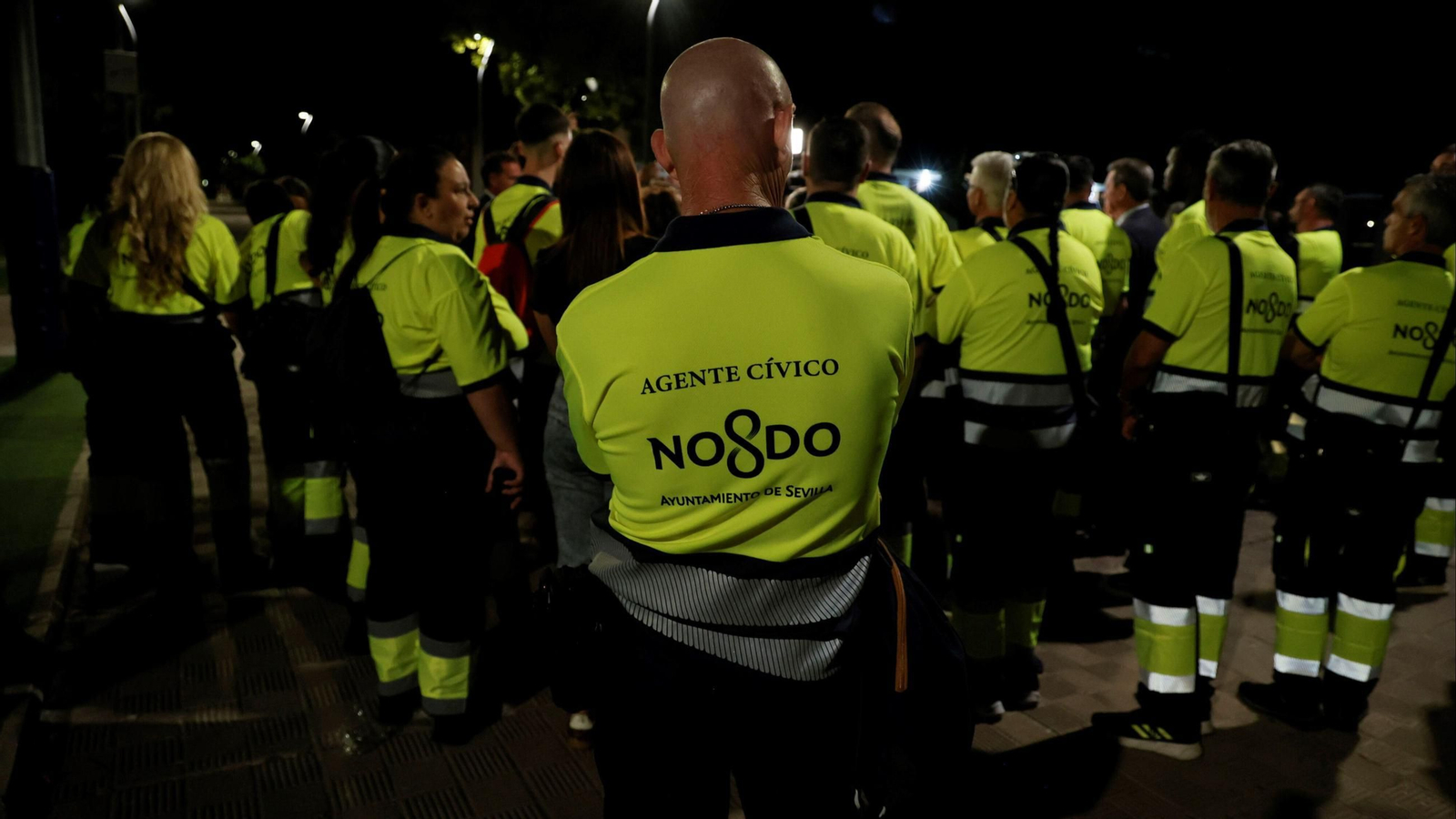 Imagen de archivo de un grupo de agentes cívicos.