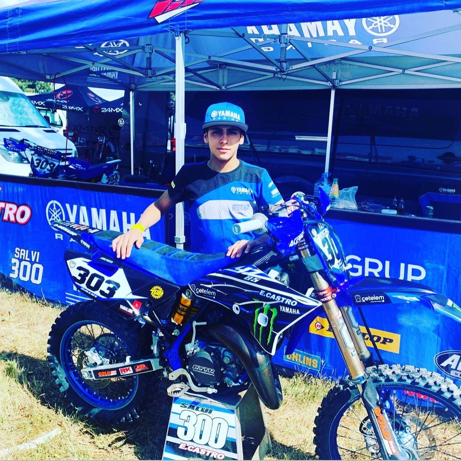 Salvador Pérez, del Team Yamaha E. Castro, a la final europea de EMX85