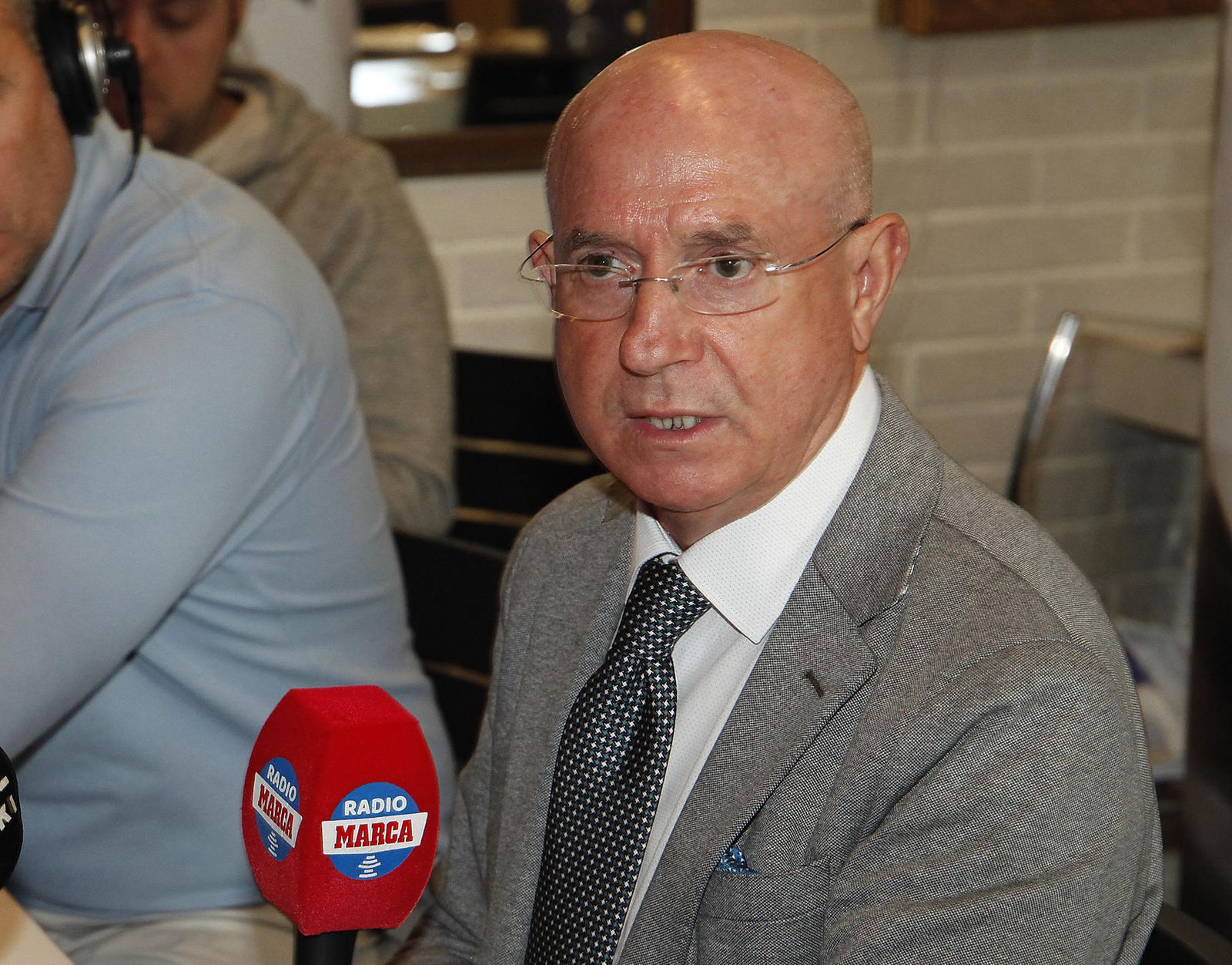 Serra Ferrer, durante un momento de su intervención para analizar la actualidad del Betis.