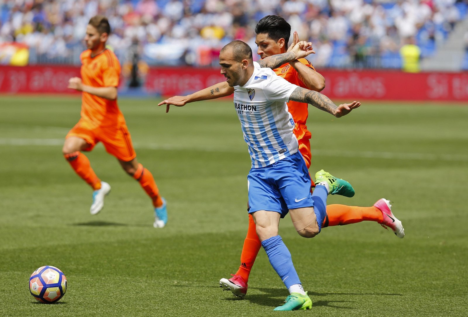 Las imágenes del Málaga-Valencia