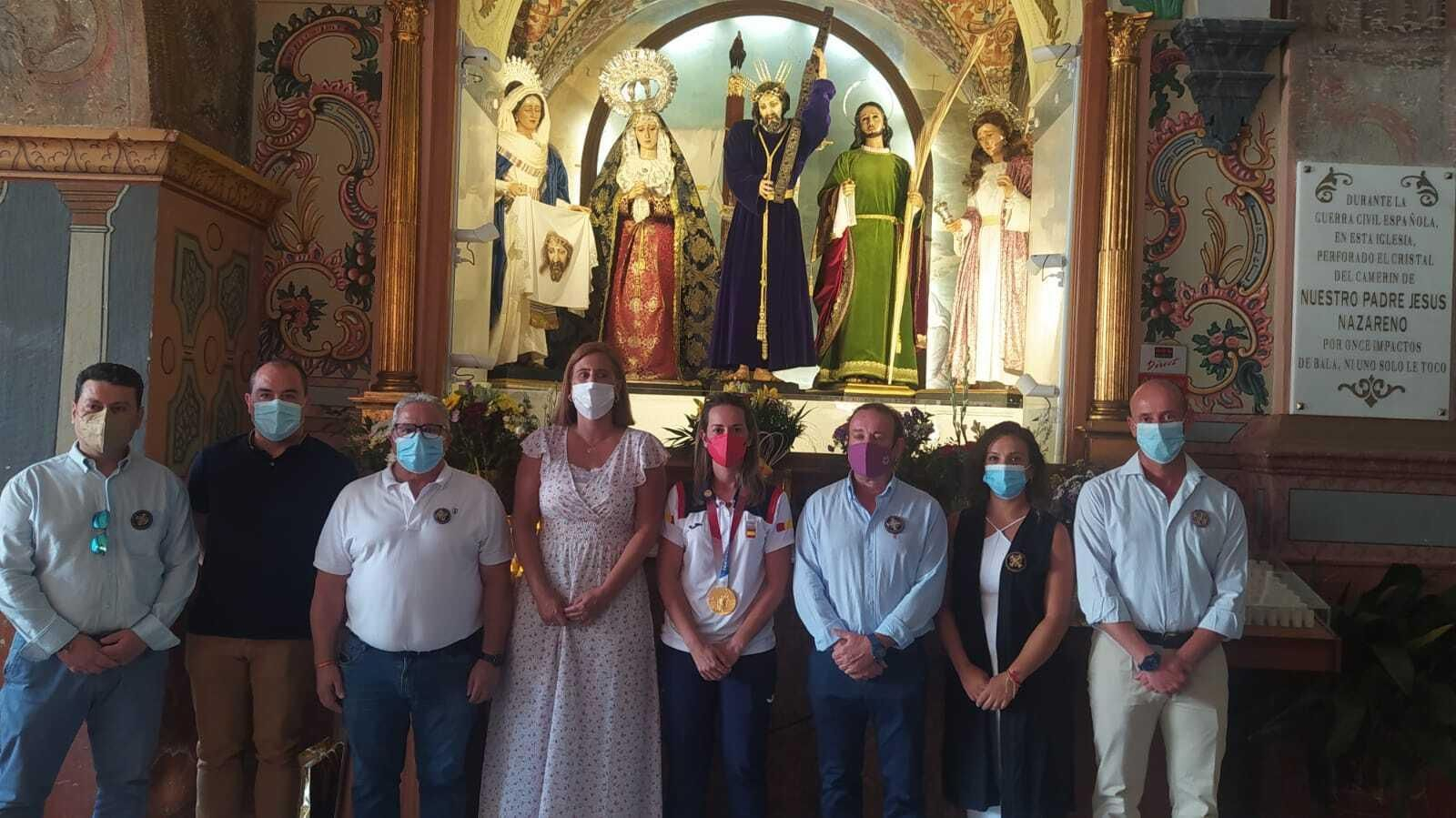 Las imágenes del homenaje a Fátima Gálvez en Baena tras su oro olímpico en Tokio