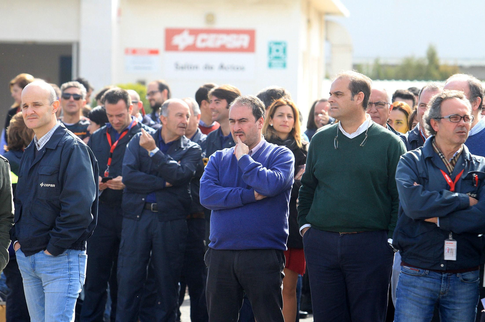 La presidenta de la Junta de Andalucía, Susana Díaz, y el consejero delegado de Cepsa, Pedro Miró, inauguran el proyecto 'Optimización de Aromáticos' de Cepsa, en imágenes