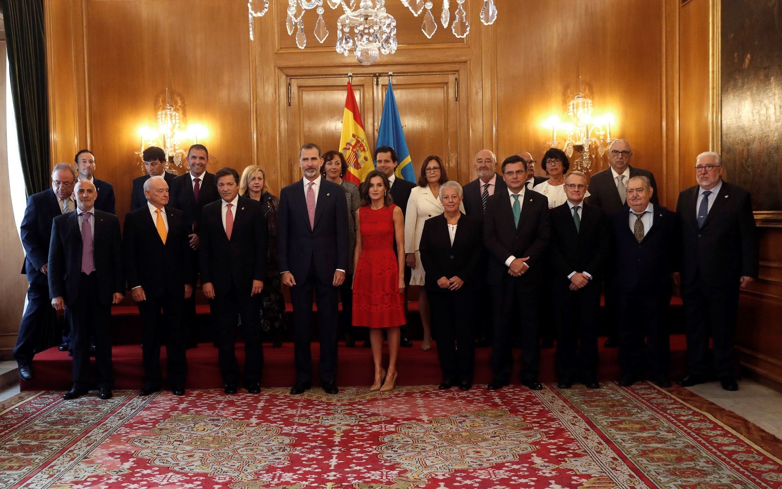 La recepción previa a la entrega de los Princesa de Asturias