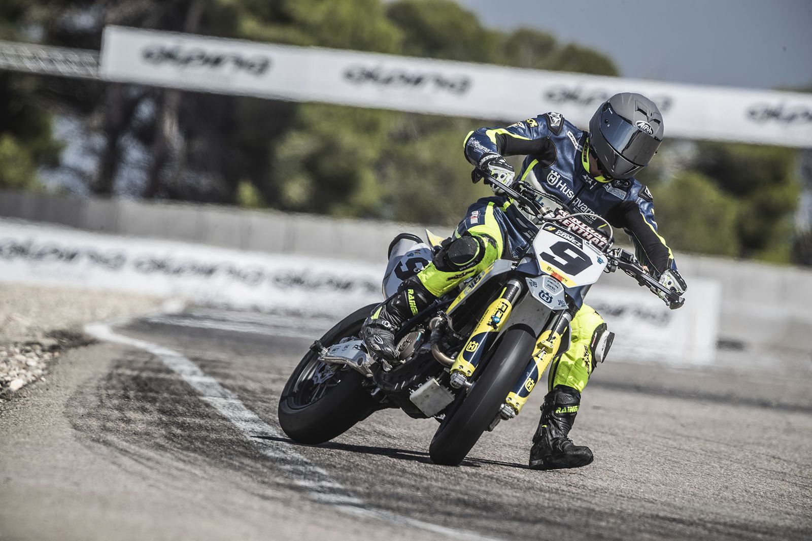 Paquito Gómez, durante la competición.