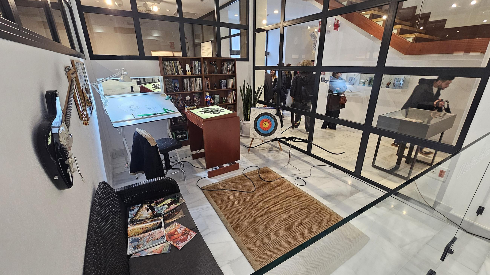 Las fotos de la inauguración de la sala Carlos Pacheco en el Centro de Arte Contemporáneo de San Roque