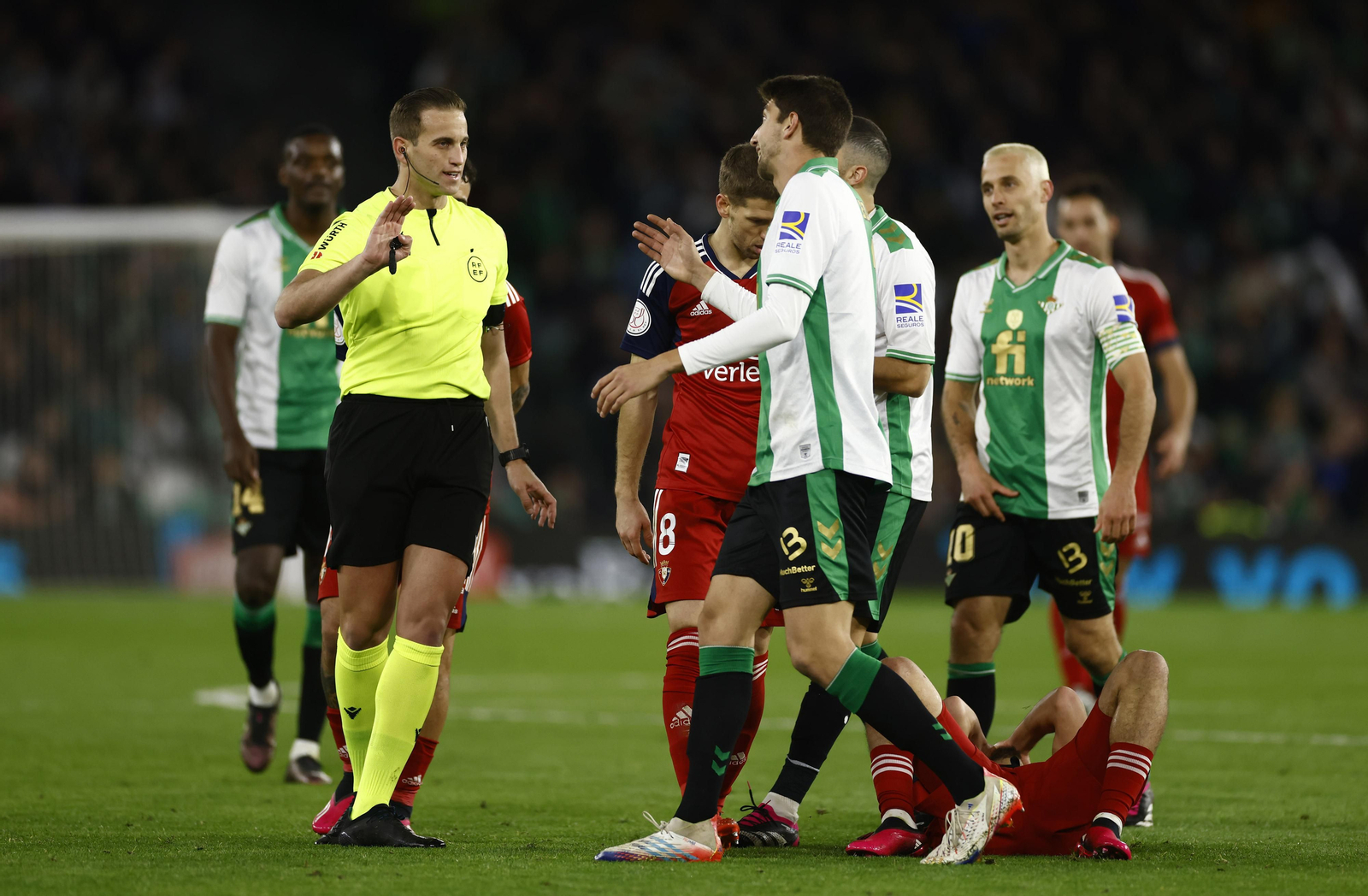 Las imágenes del Betis-Osasuna de Copa del Rey