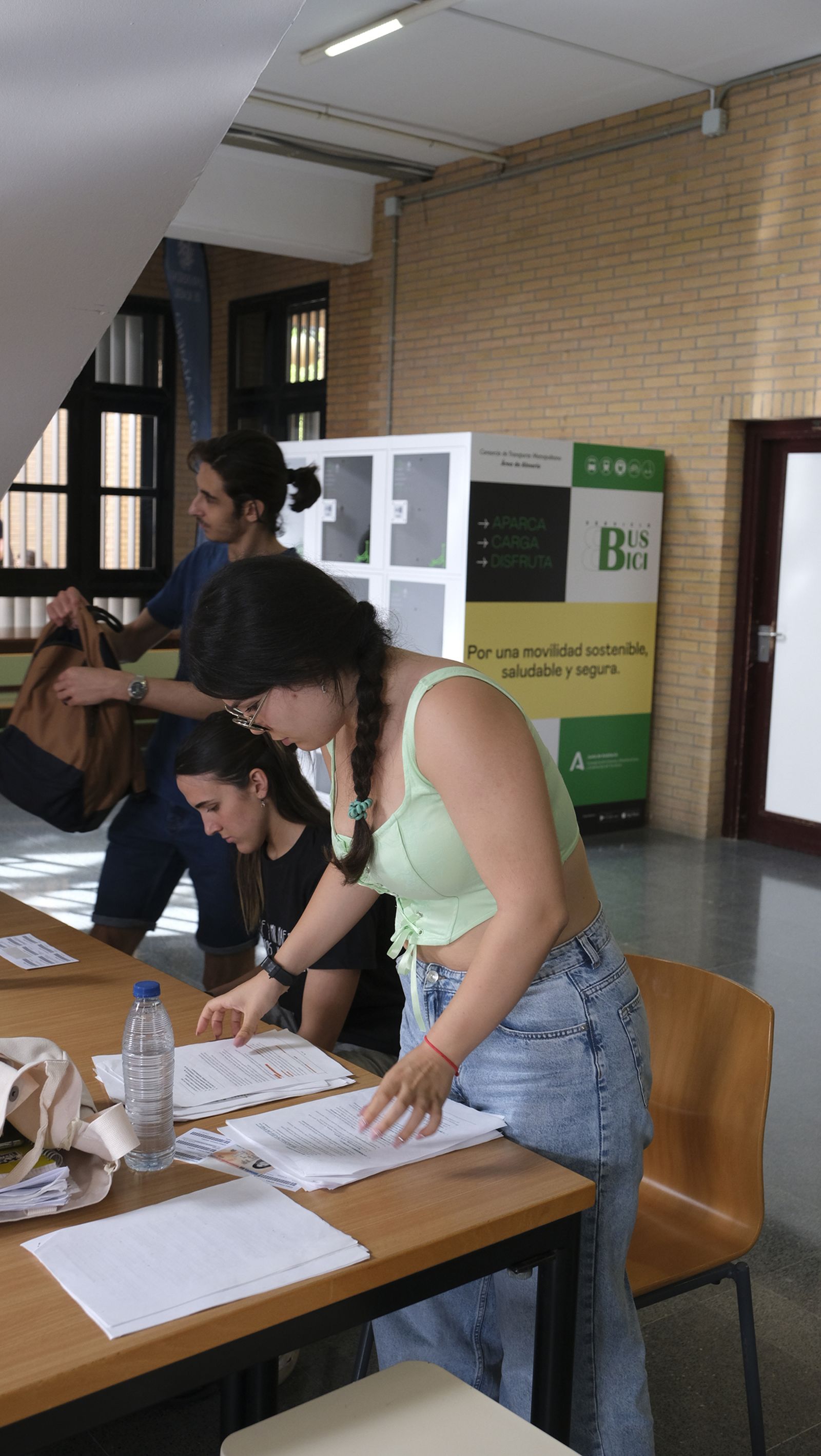 Imágenes de las pruebas de acceso de la PEvAU en la Universidad de Almería