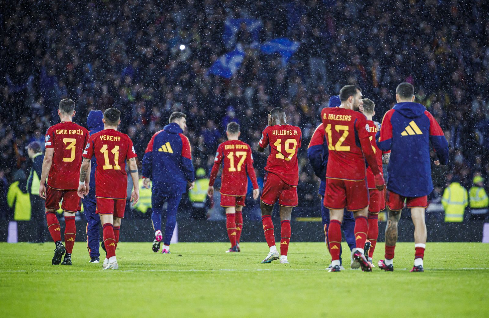 Las fotos del Escocia - España