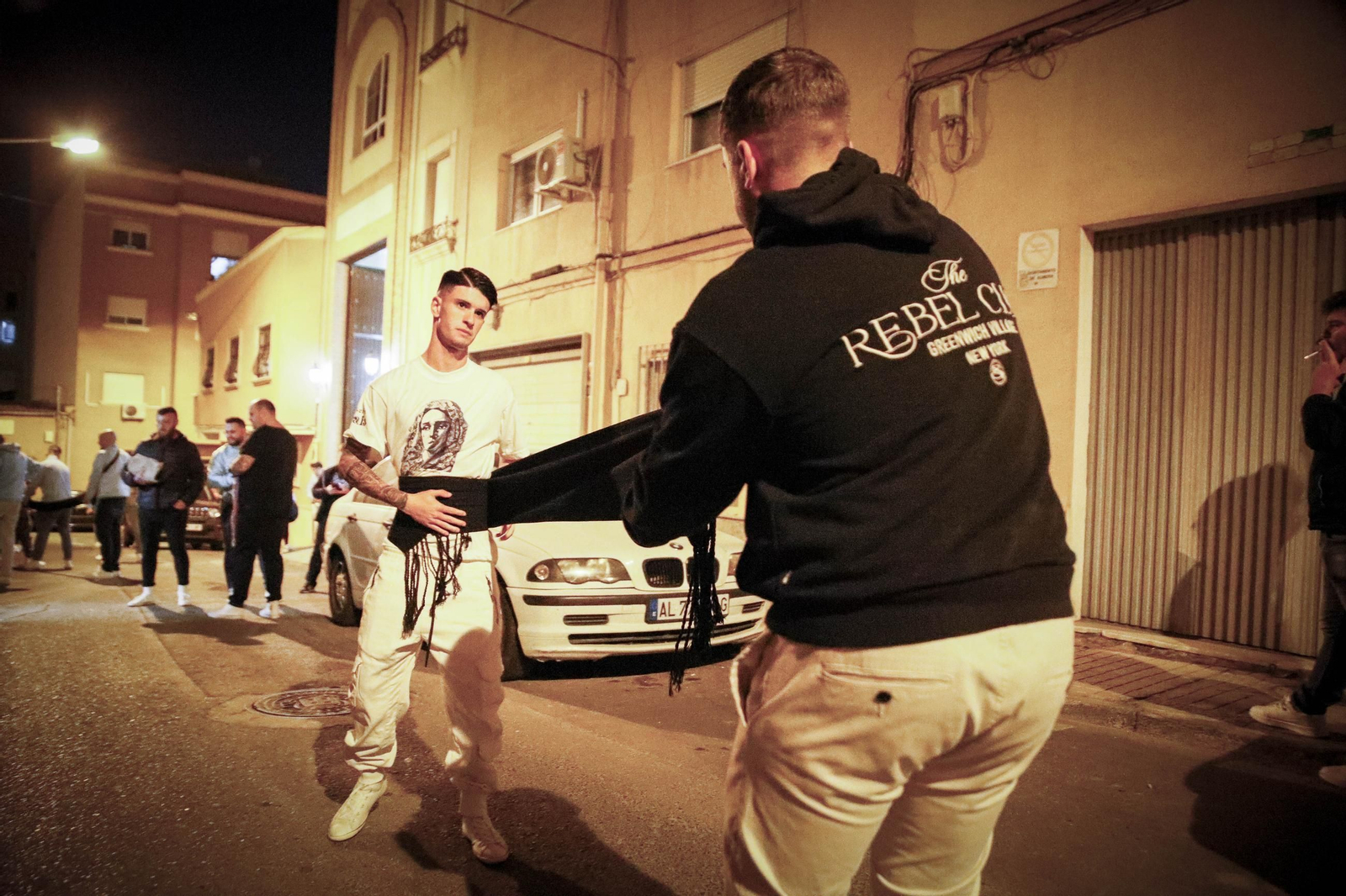 Ensayo de la hermandad de los Ángeles de la ciudad de Almería, en imágenes