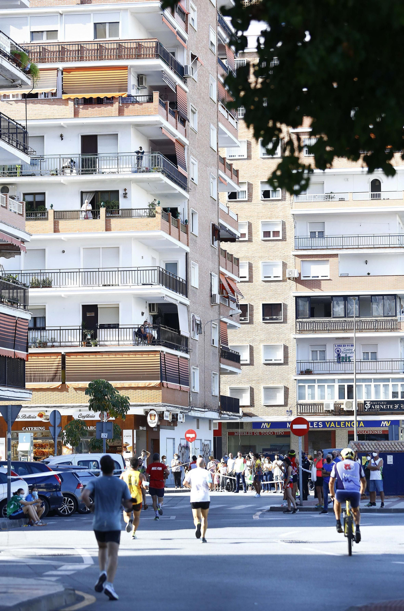 Las fotos de la primera carrera urbana en Málaga tras la pandemia Las fotos de la primera carrera urbana en Málaga tras la pandemia