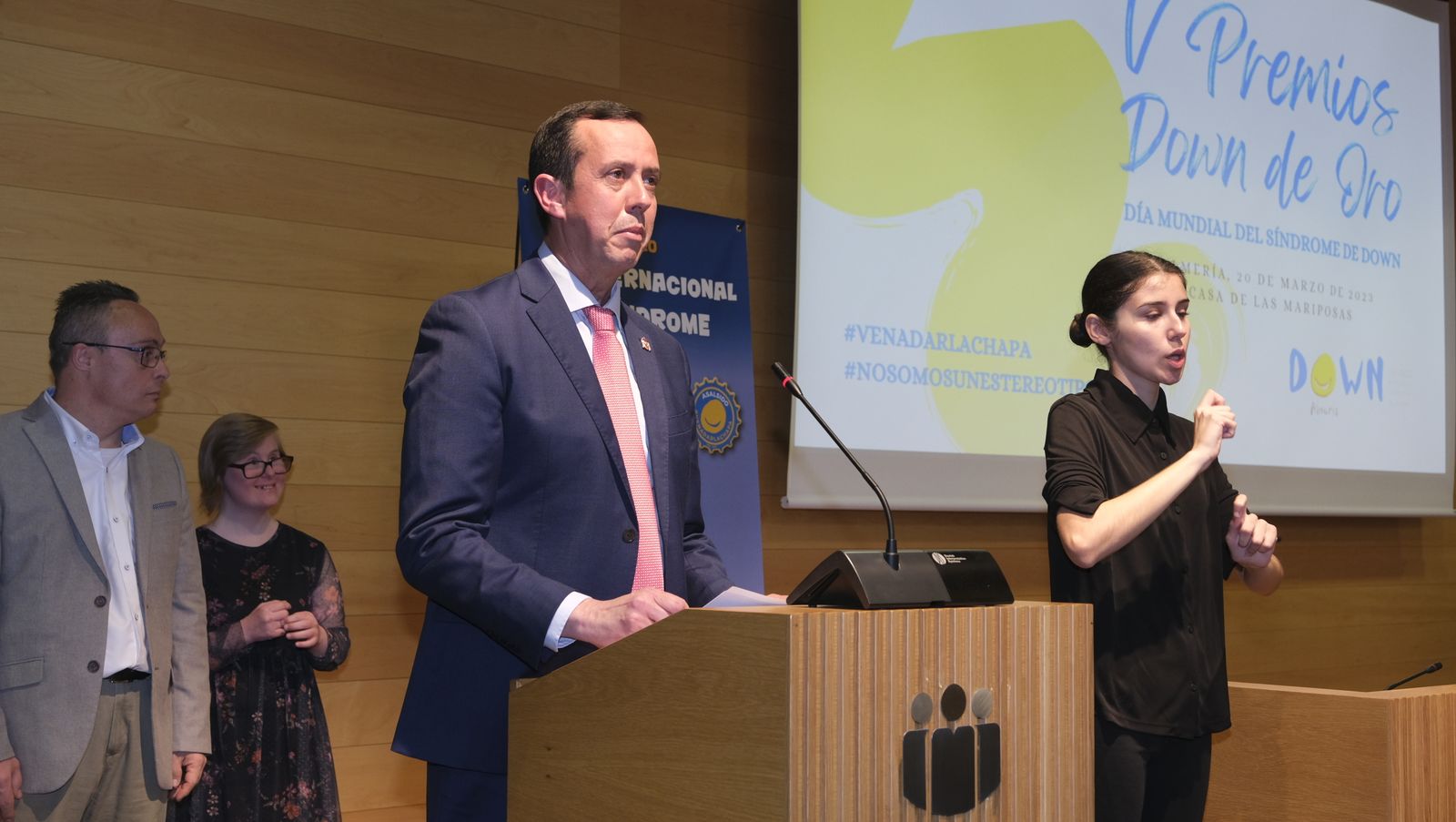 Imágenes de la entrega de los Down de Oro de Almería