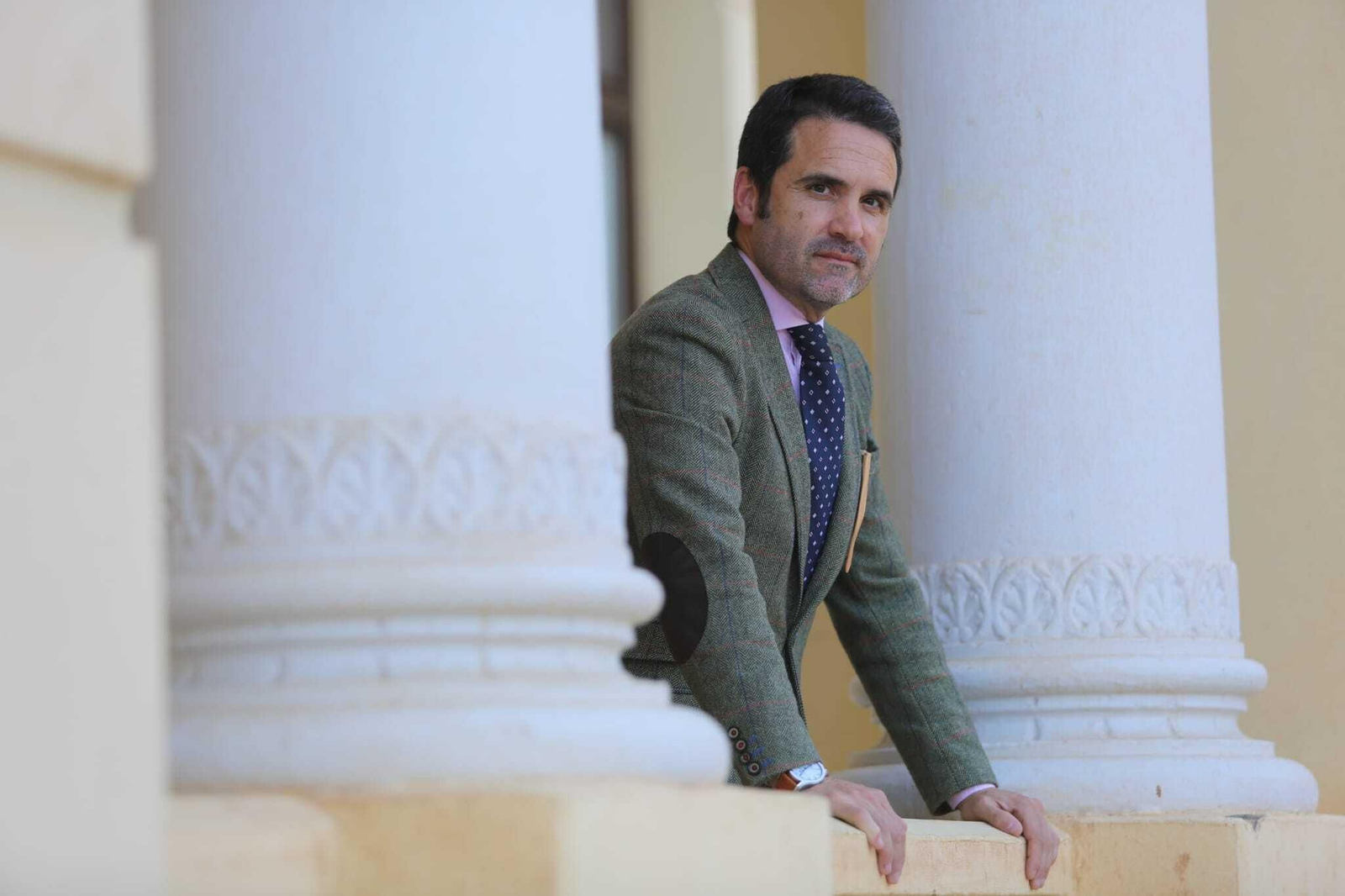 Jacobo Florido en el Ayuntamiento de Málaga.