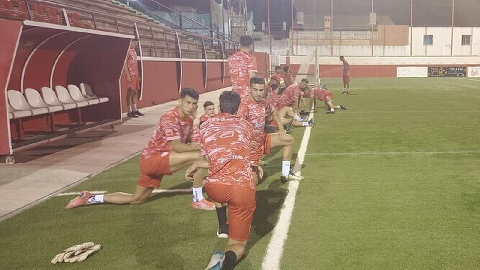 Entrenamiento de La Palma.