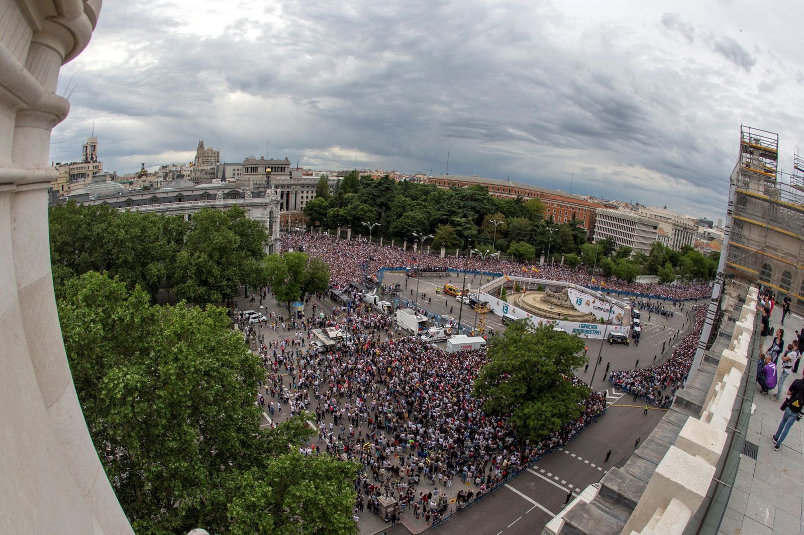 El Real Madrid celebra su decimotercera Champions